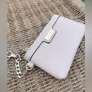 coin purse card holder Dune London pale pink Gold zipper & hardware. Never used